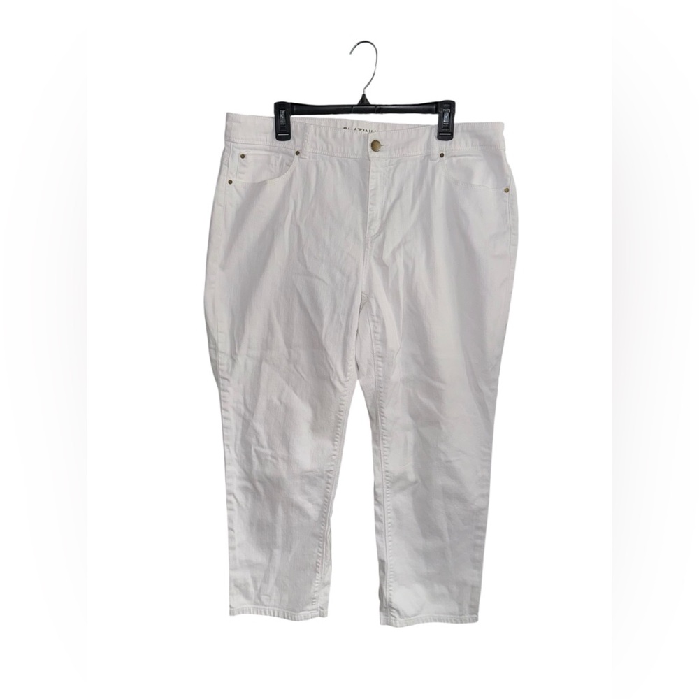 Chico's Platinum Collection White Jeans Size 25 Regular